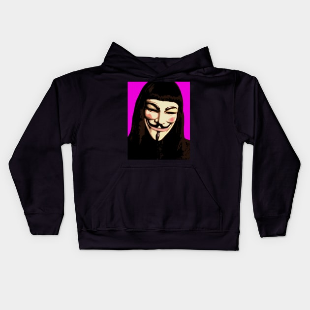 guy fawkes Kids Hoodie by oryan80